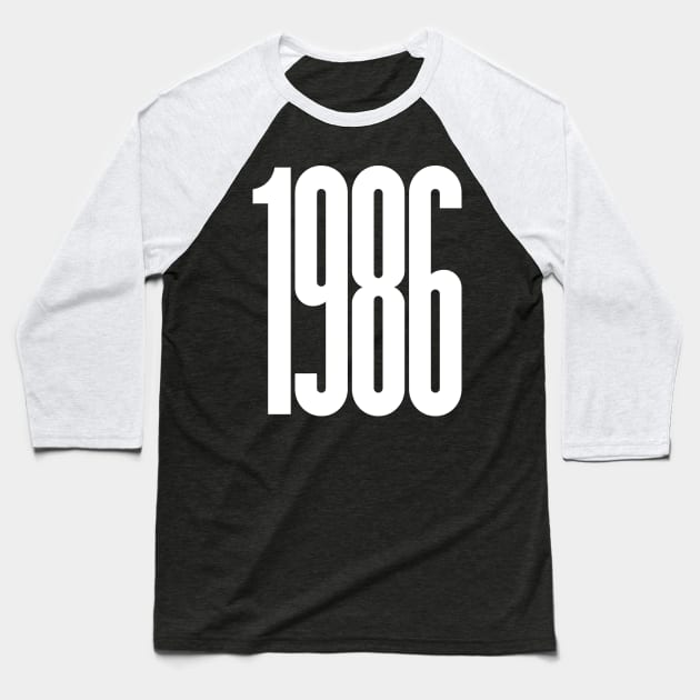 1986 Baseball T-Shirt by Designbot